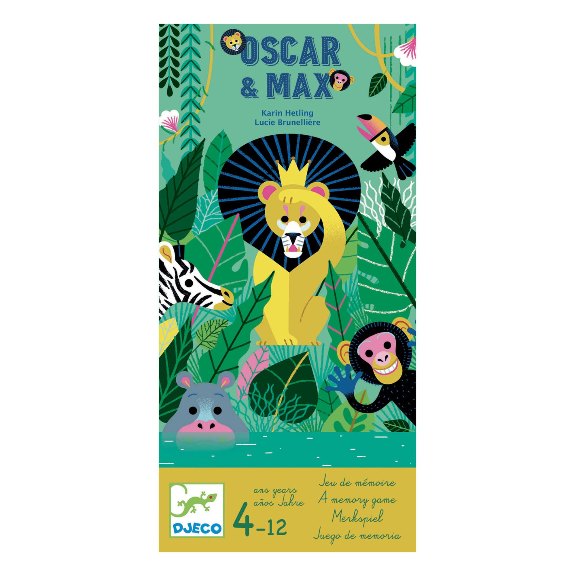 Djeco - Oscar & Max - Multicolore