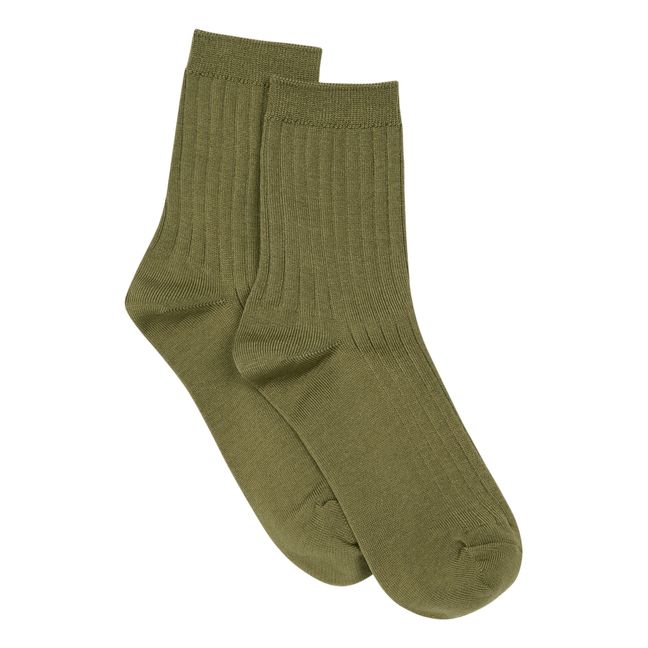 Chaussettes Her Vert olive