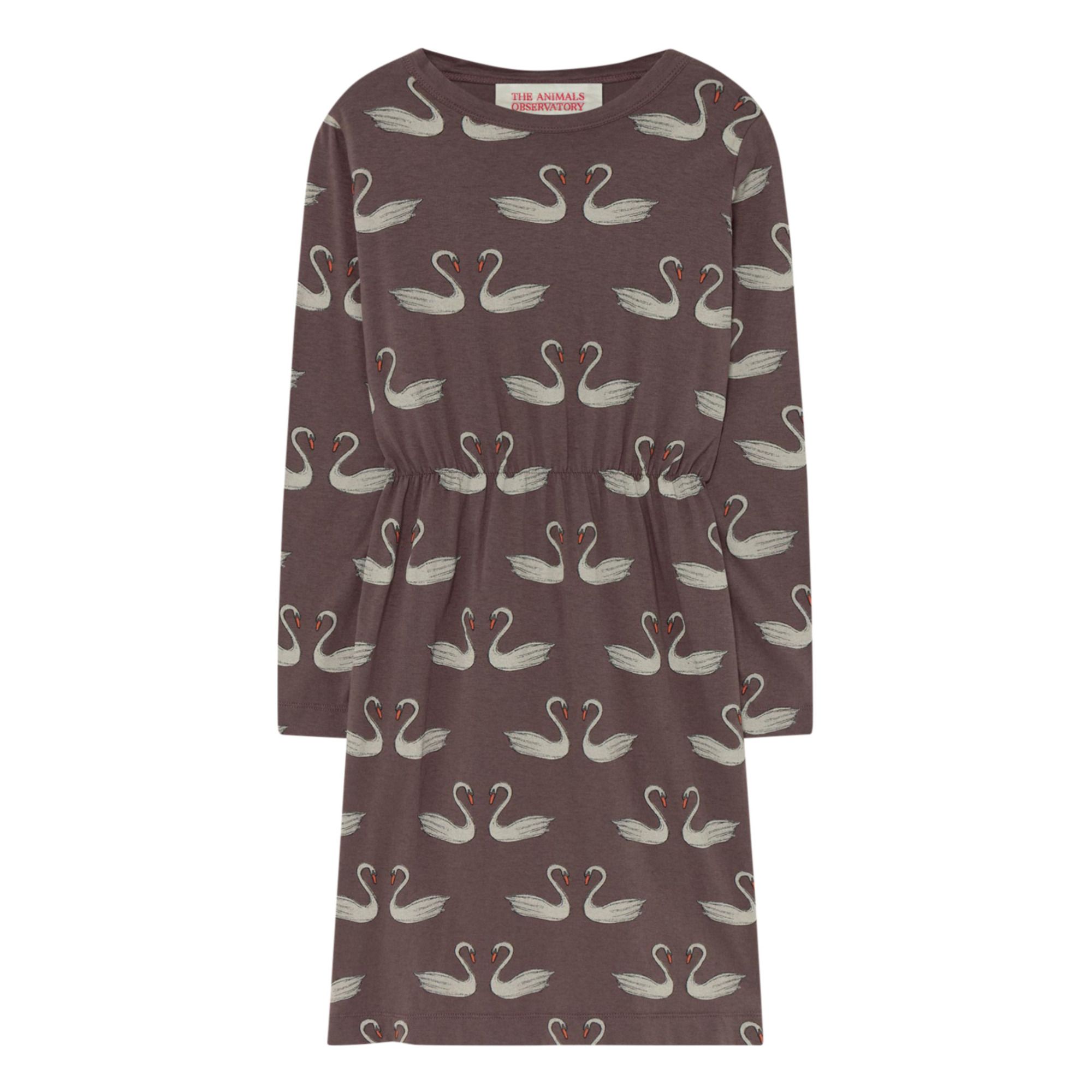 The Animals Observatory - Robe Jersey Cygnes Crab - Fille - Marron