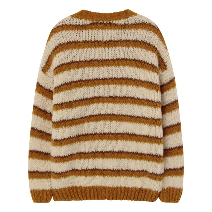 Jersey de lana a rayas Toucan | Camel- Imagen del producto n°3