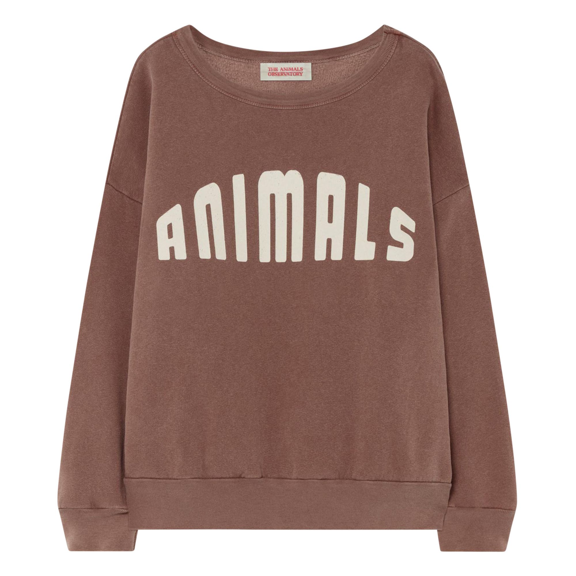The Animals Observatory - Sweat Oversize Animals Big Bear - Fille - Marron glacé