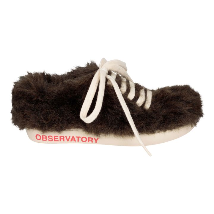 Zapatillas con cordones de piel sintética Bunny | Marrón- Imagen del producto n°0