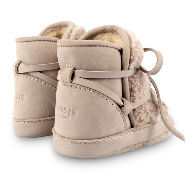 Botas con forro de lana de oveja sintética Inuk | Lila