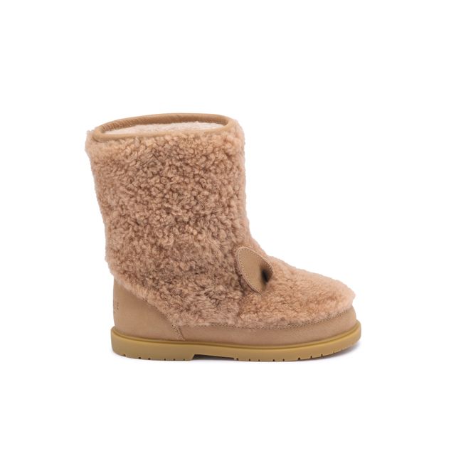 Irfi Alpaca Fur-Lined Boots | Beige