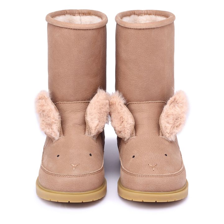 Wadudu Exclusive Fur-Lined Rabbit Boots | Marron glac- Product image n°2