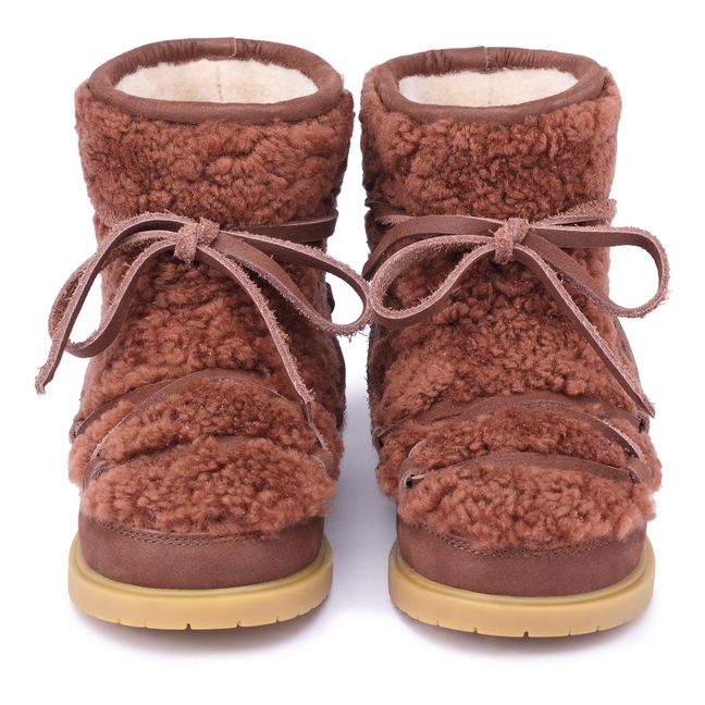 Inuka Fur-Lined Boots Brown