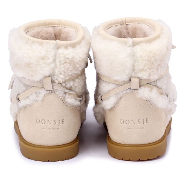 Inuka Fur-Lined Boots | Off white- Product image n°4