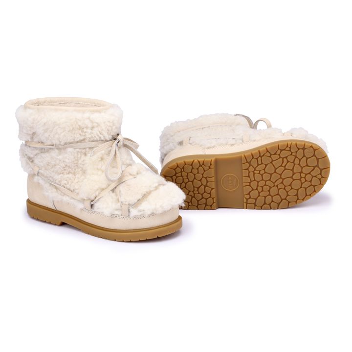 Inuka Fur-Lined Boots | Off white- Product image n°5