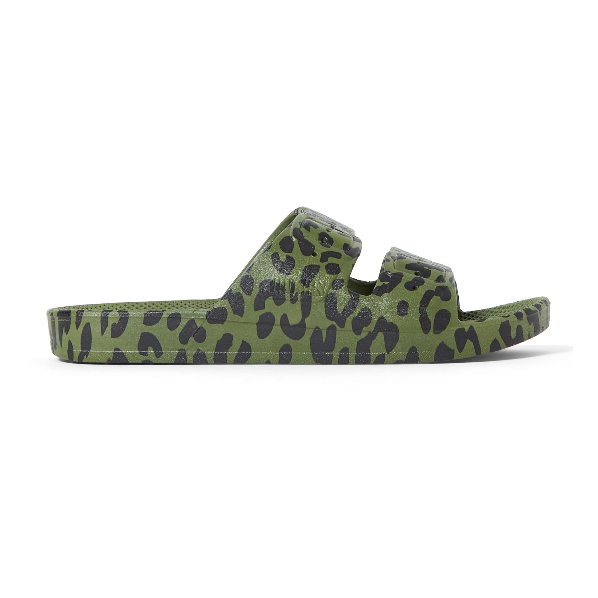 Freedom Moses - Sandales Prints Leo-Cactus - Fille - Vert kaki