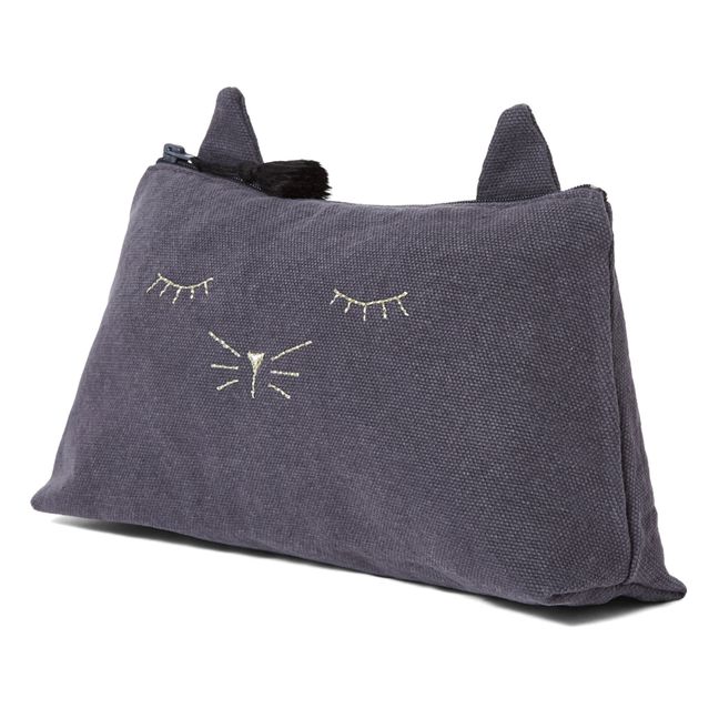 Trousse Chat Gris anthracite