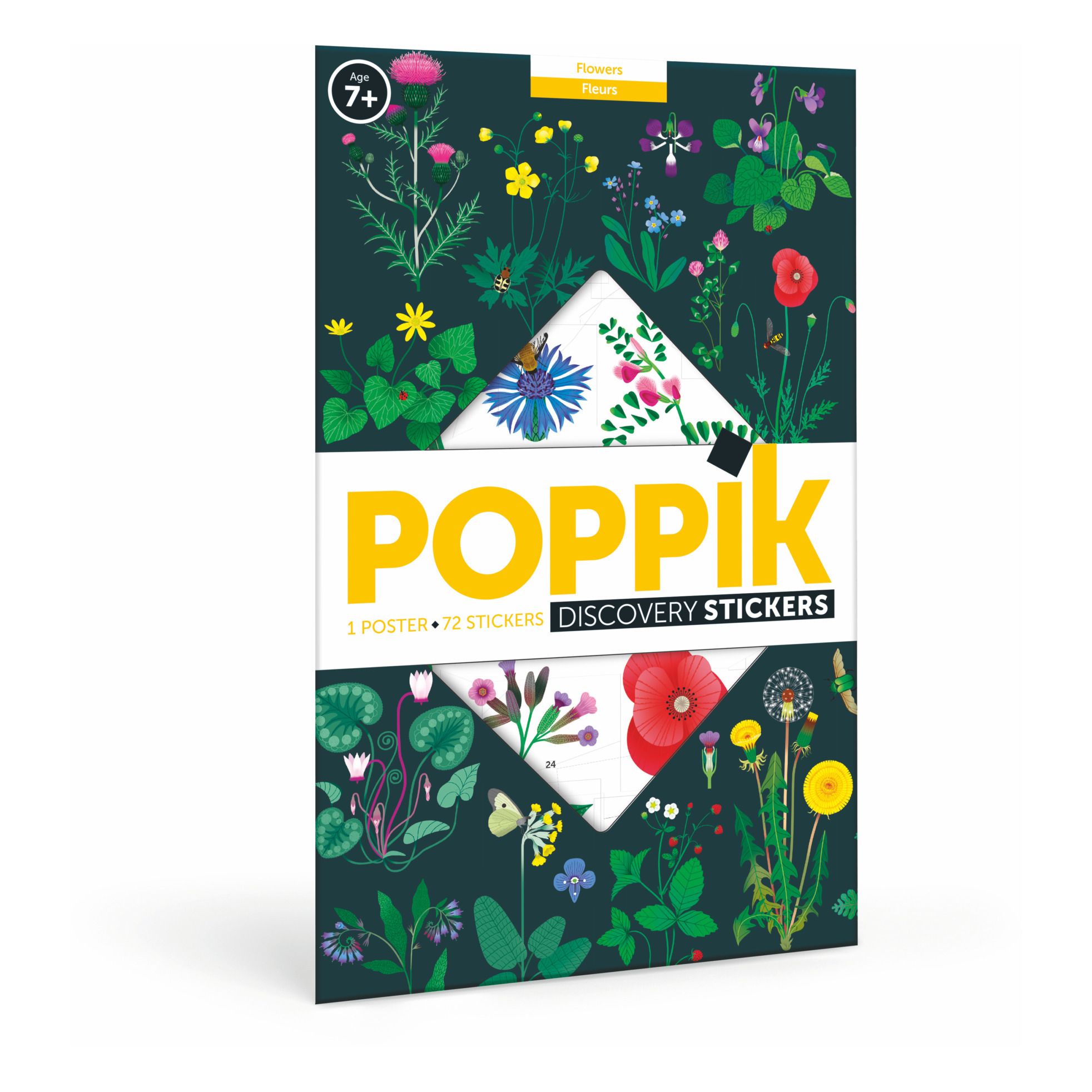 Poppik - Poster stickers Botanique - Multicolore