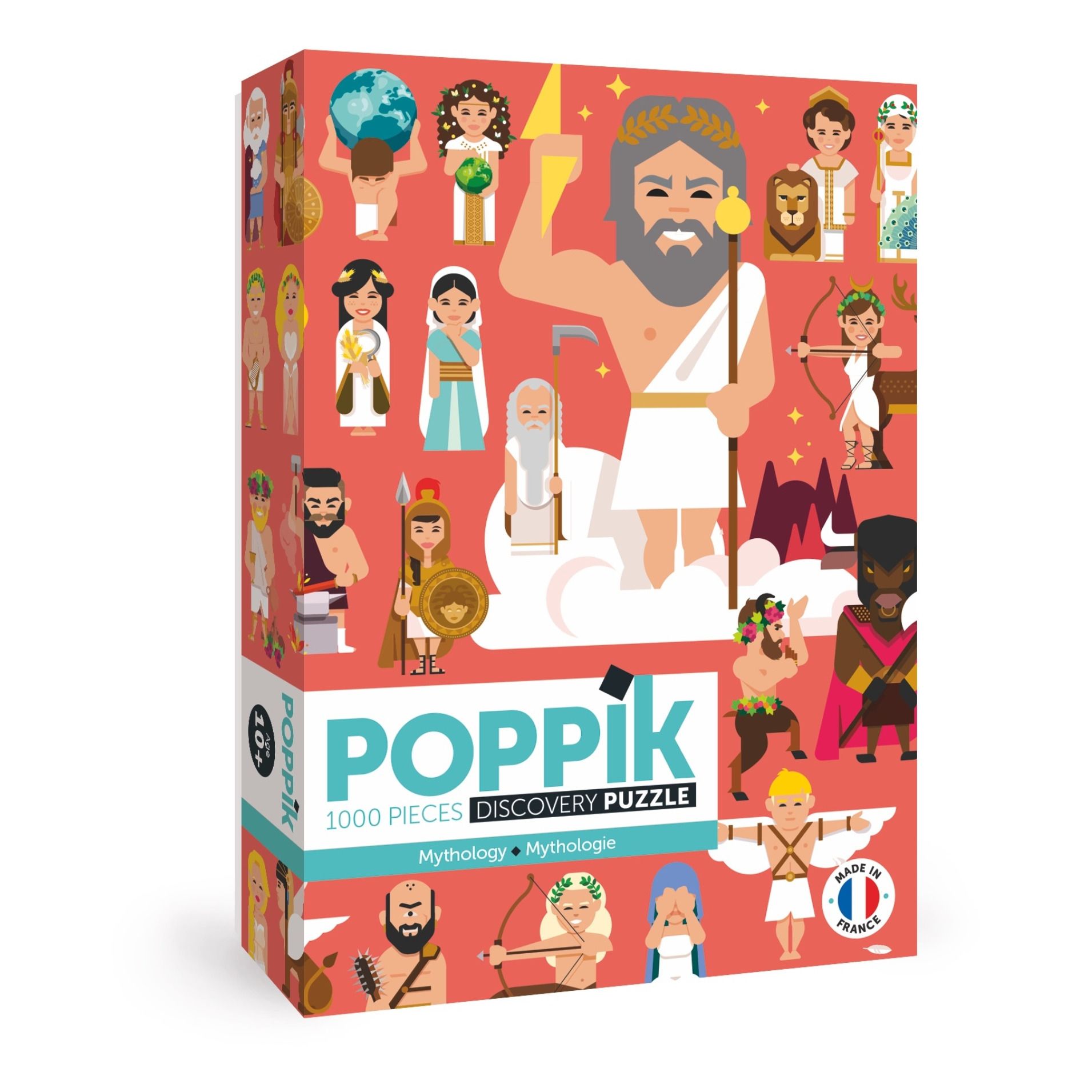 Poppik - Puzzle Mythologie - 1000 pièces - Multicolore