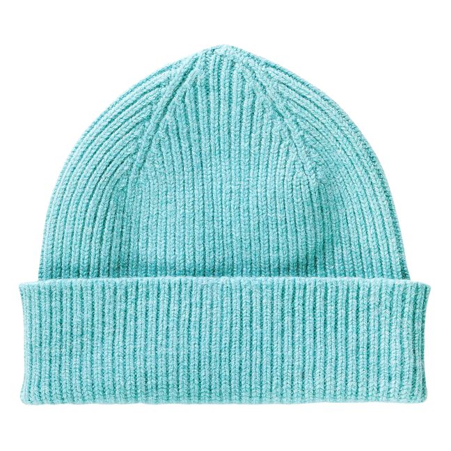 Bonnet Laine et Angora | Bleu ciel
