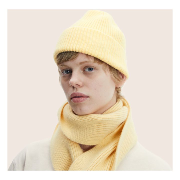Woollen Scarf | Yellow- Product image n°1
