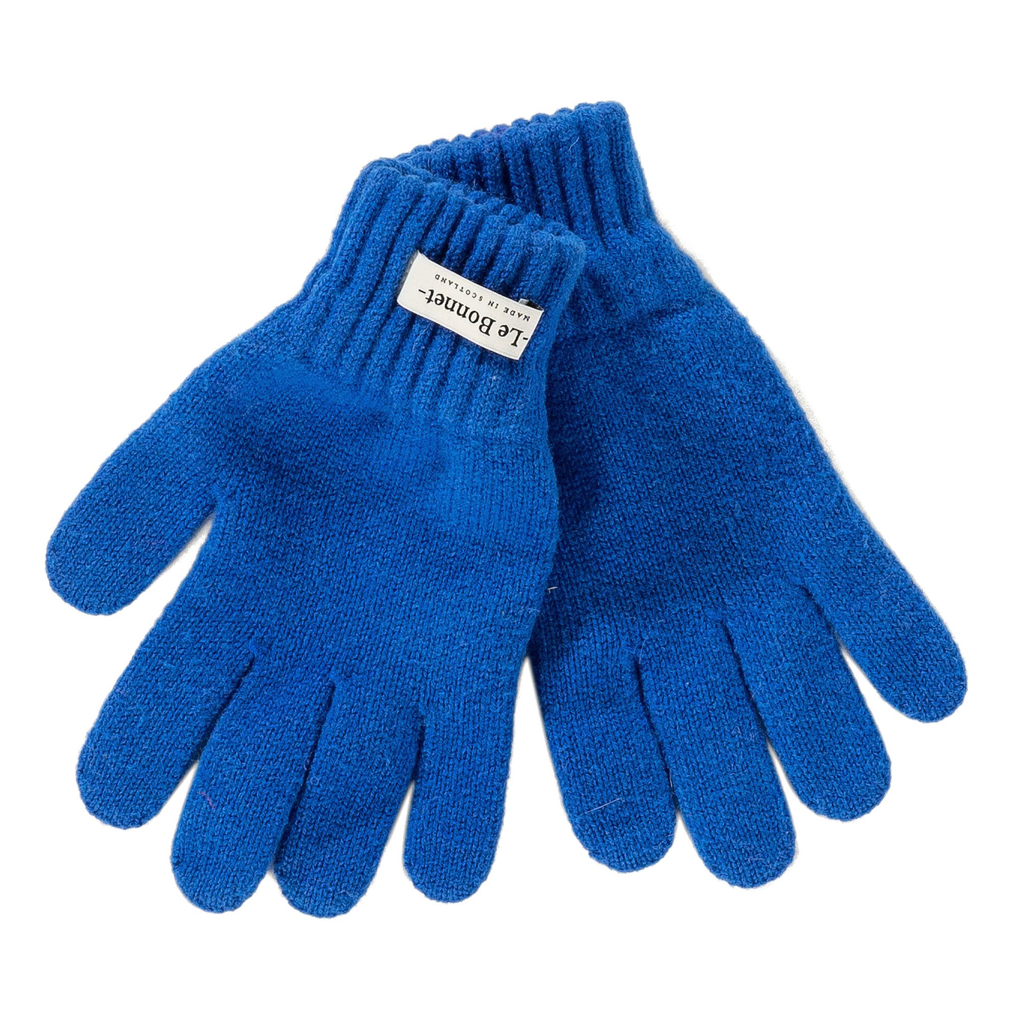 Gants Laine Mérinos | Bleu roi