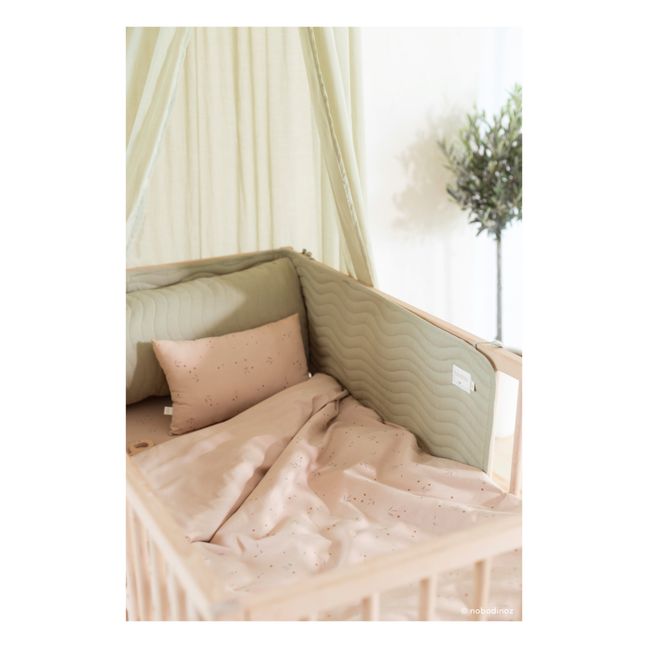 Alexandria Bed Bumper | Willow Green