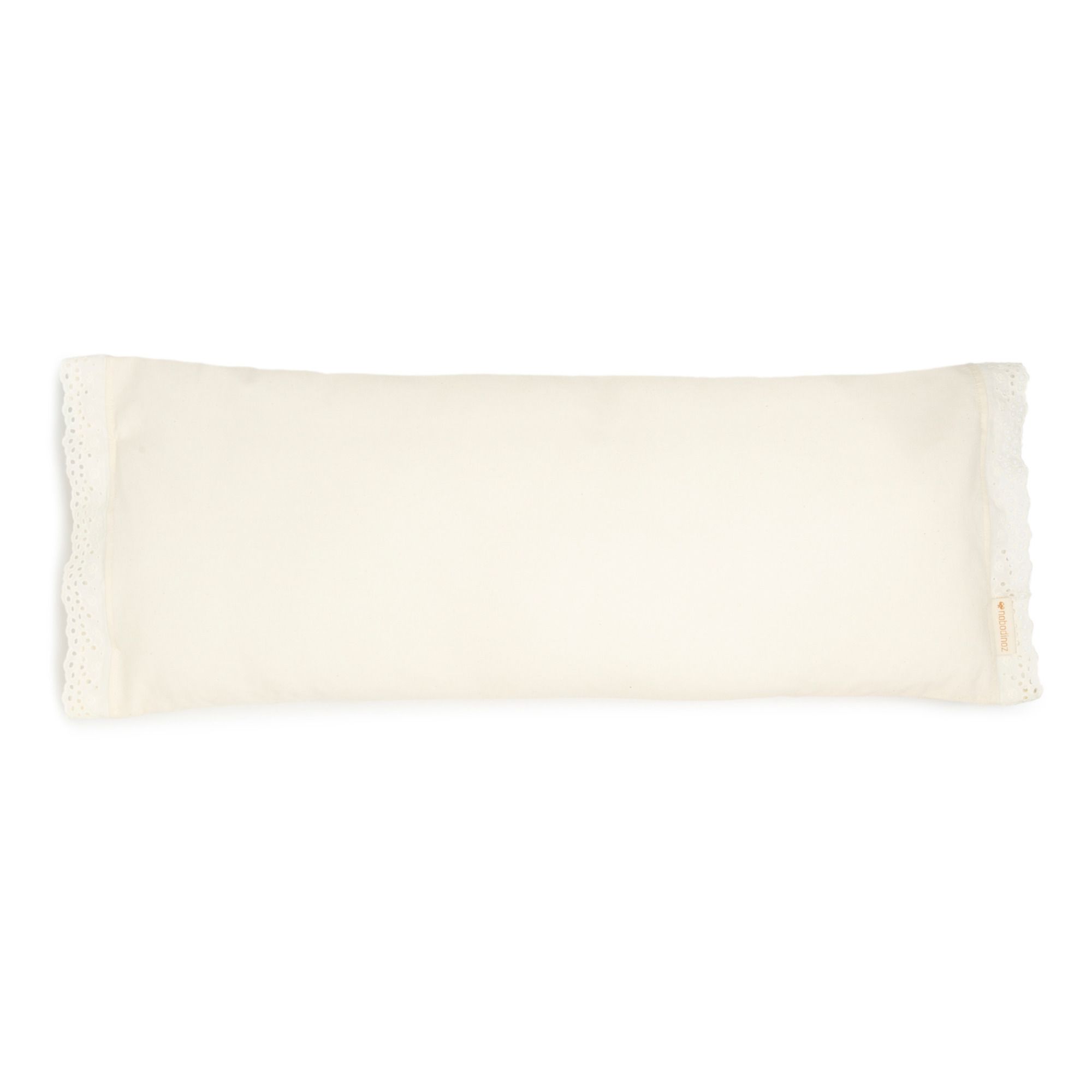 Nobodinoz - Coussin rectangulaire Vera en coton bio - Naturel