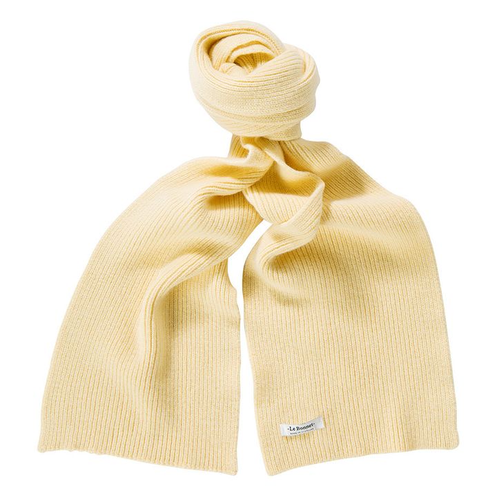 Woollen Scarf | Yellow- Product image n°0