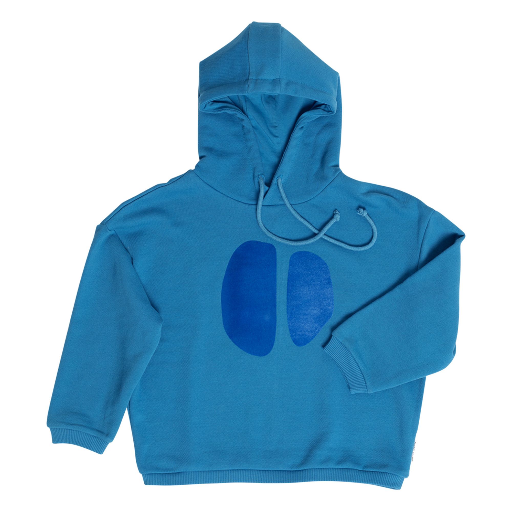 Maed For Mini - Sweat à Capuche Teal Tapir Coton Bio - Fille - Bleu