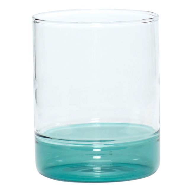 Bicchiere bicolore | Verde acqua