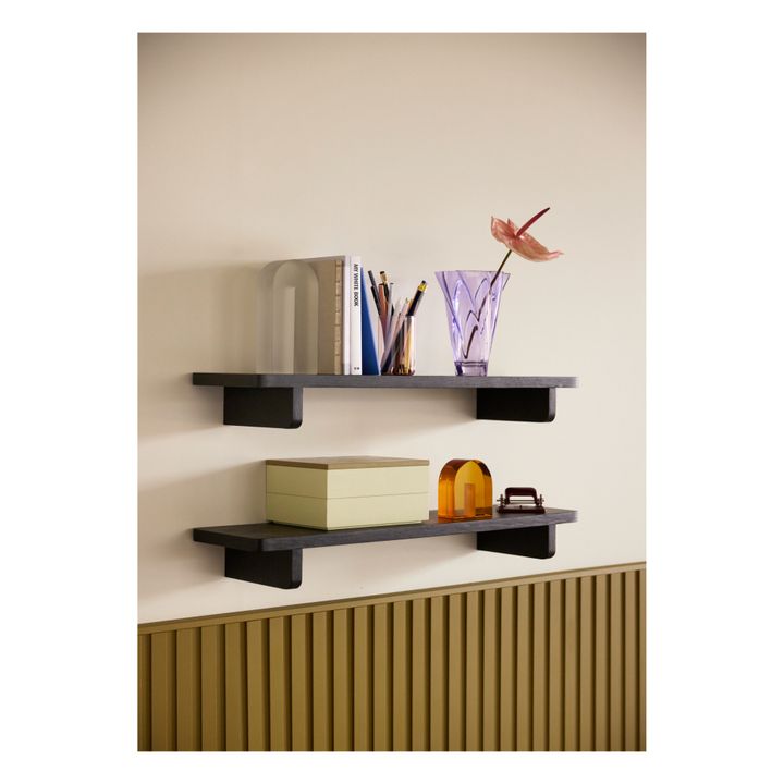 FSC Wooden Shelf | Black- Product image n°1