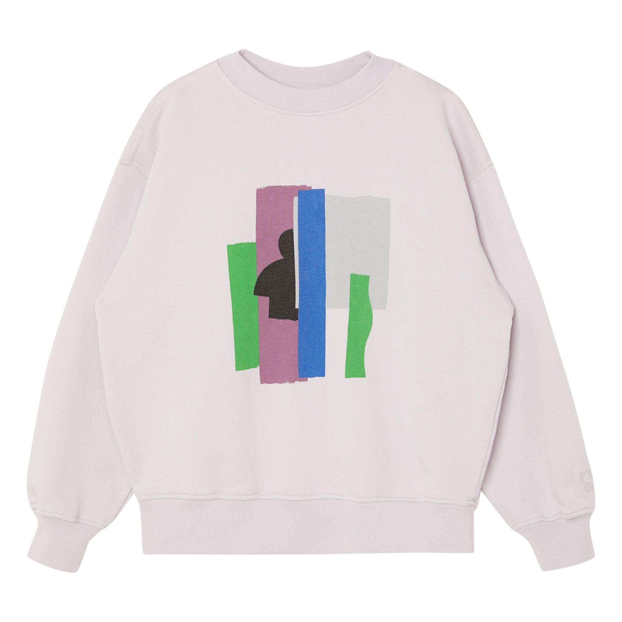 Main Story - Sweat Oversized Coton Bio - Fille - Ecru