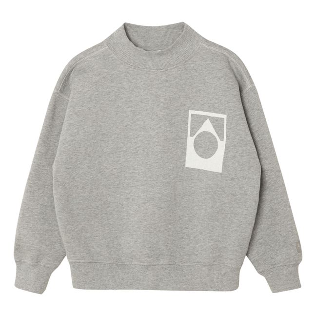 Plain Organic Cotton Sweatshirt Grey