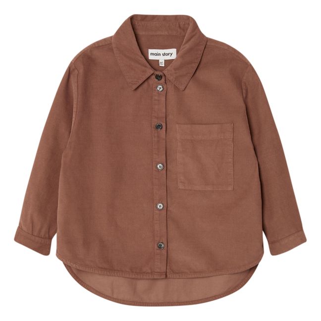 Chemise Velours Côtelé | Terracotta