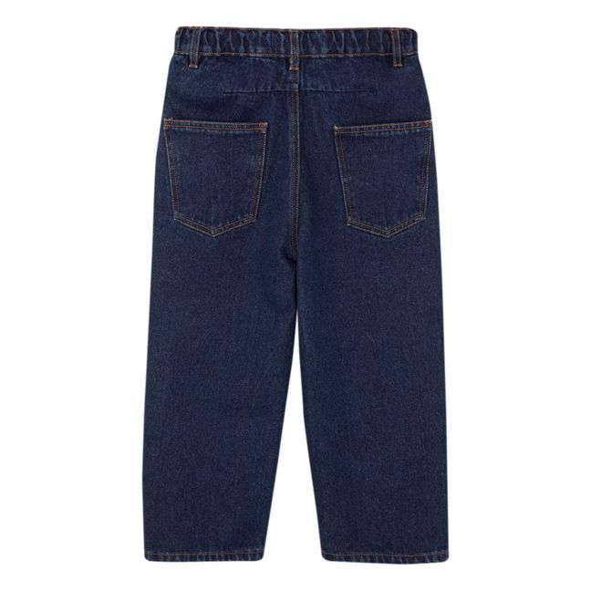 Straight Leg Organic Cotton Jeans Denim brut
