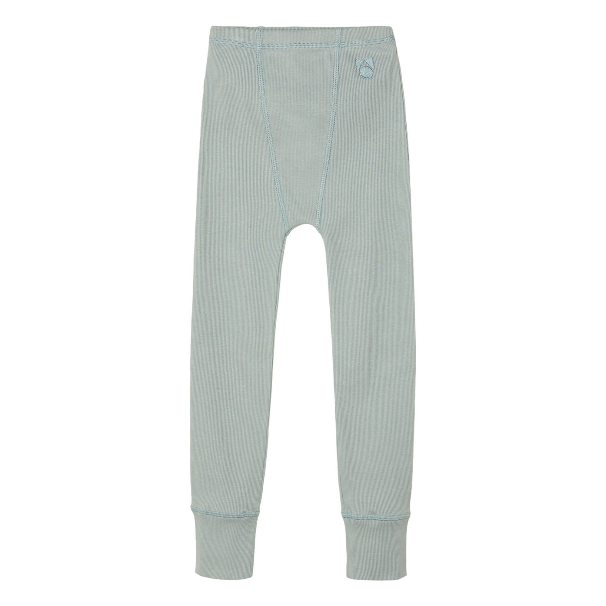 Main Story - Legging Coton Bio - Fille - Gris vert