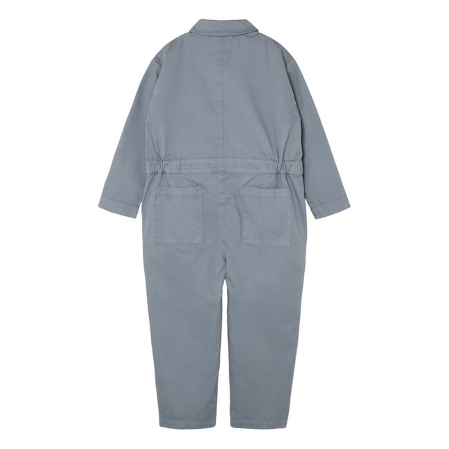 Organic Cotton Jumpsuit Grey blue