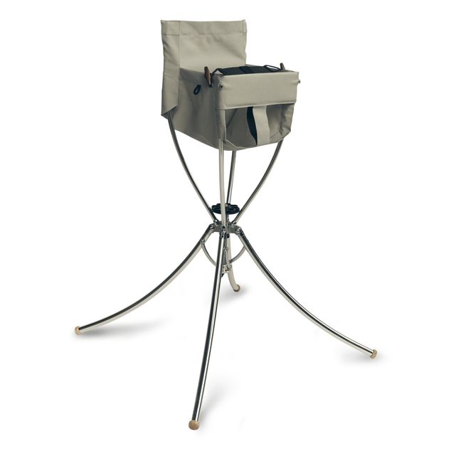Kit complet: sac bandoulière, support, chaise, berceau et transat Beige