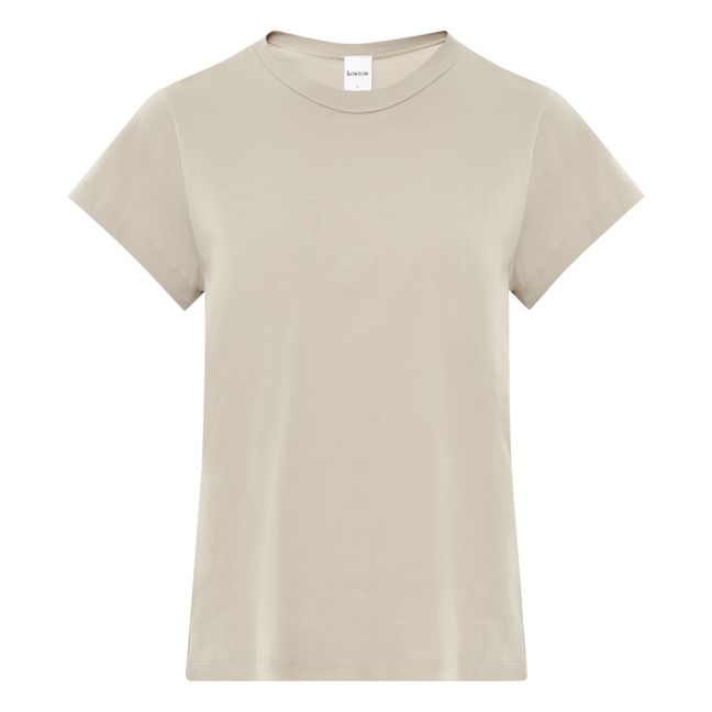 T-shirt, modello: Cap, in cotone bio Beige