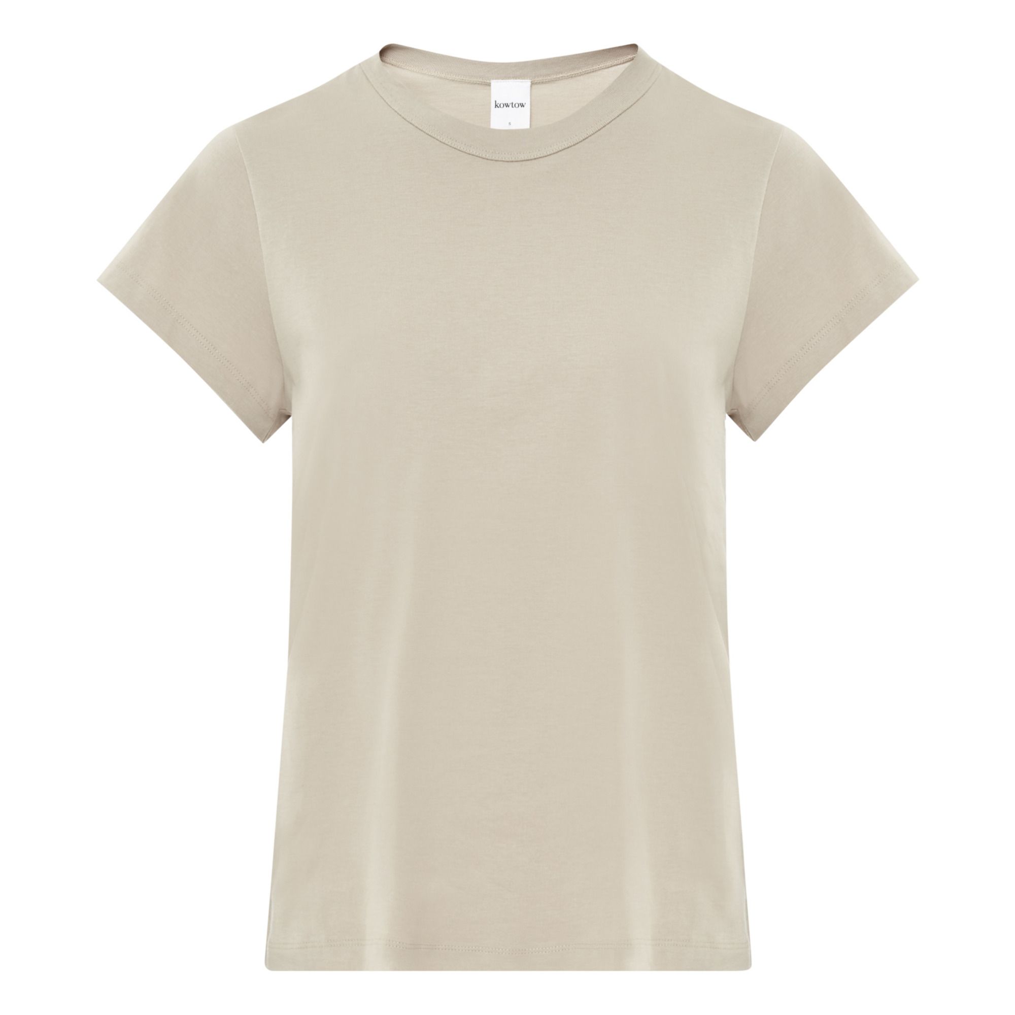 Kowtow - T-shirt Cap Coton Bio - Femme - Beige