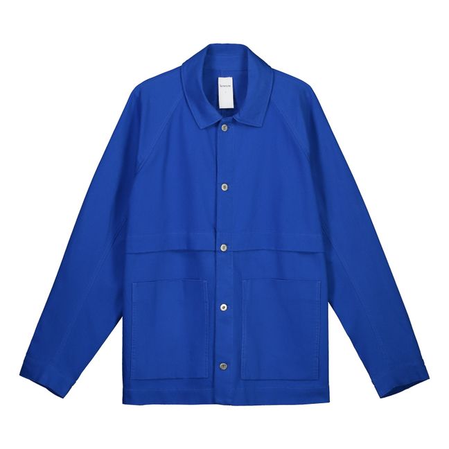 Everyday Organic Cotton Denim Jacket Electric blue