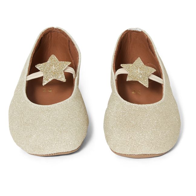 Star slippers Gold