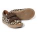 Leopard Velcro Sneakers Beige- Miniature produit n°2