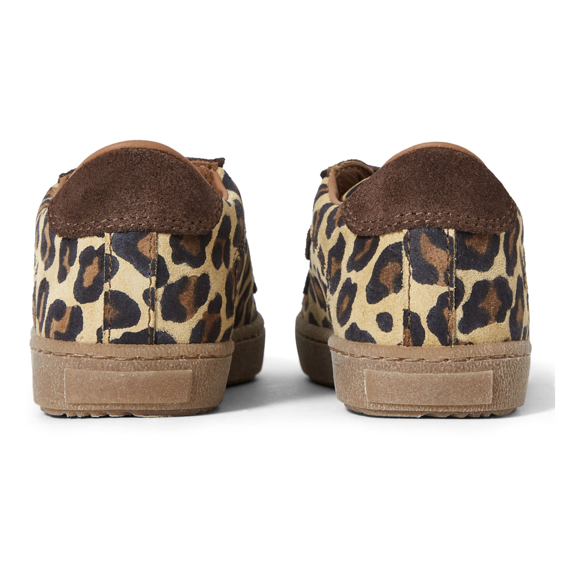 Leopard Velcro Sneakers Beige- Product image n°4
