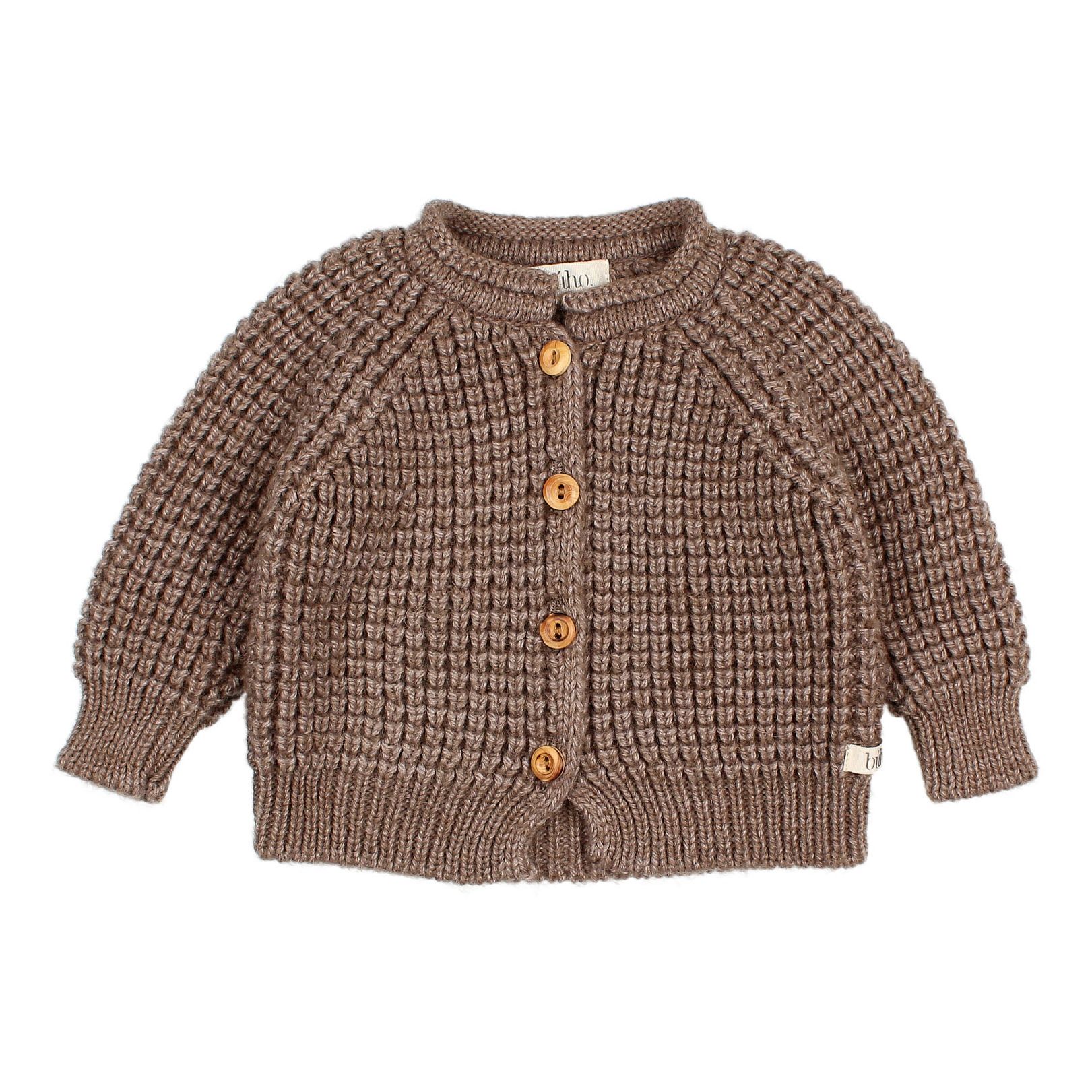 Buho - Cardigan - Fille - Chocolat