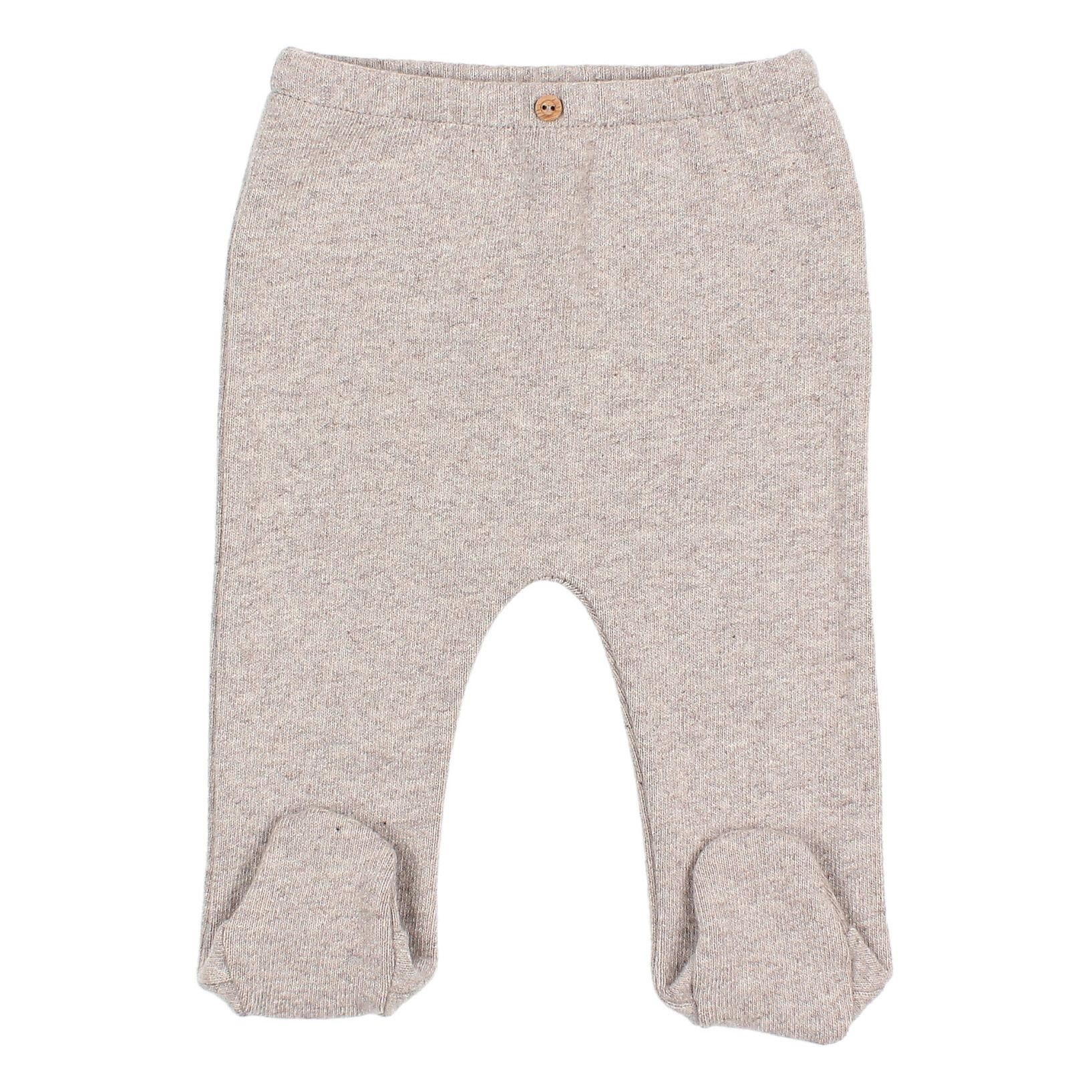 Buho - Legging à Pied Coton Recyclé Doux - Fille - Gris clair