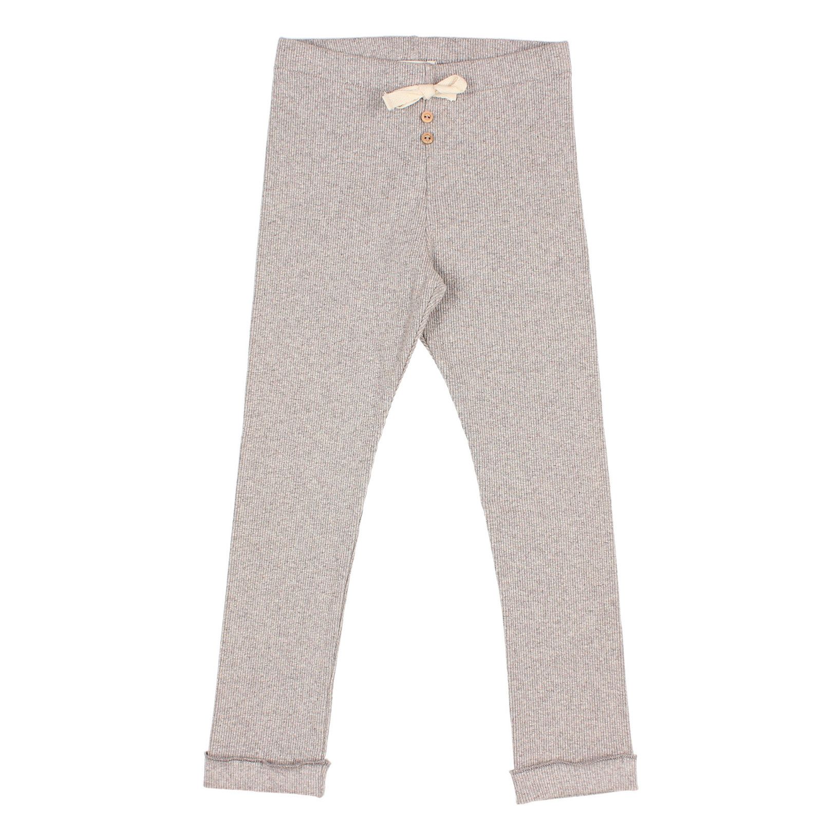 Buho - Legging Coton Recyclé - Fille - Gris anthracite