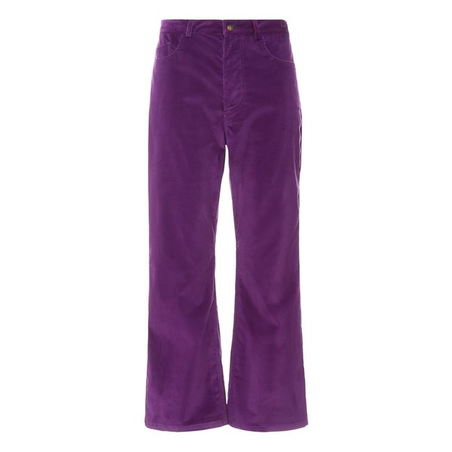 Brad Azalea Corduroy Trousers  Purple