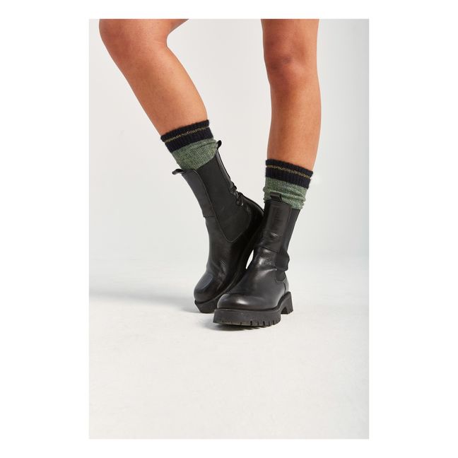 Klaxon Socks  Green