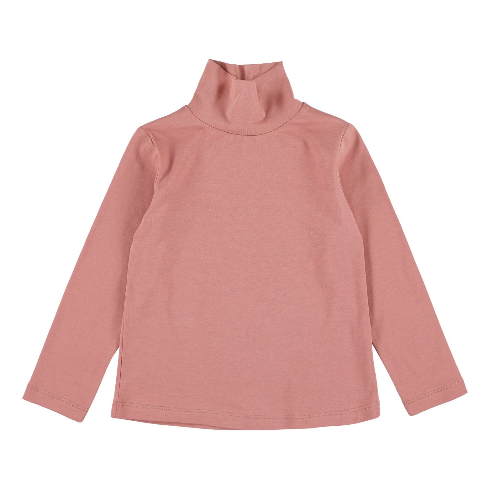 Simple Kids - T-shirt Col Roulé - Fille - Rose
