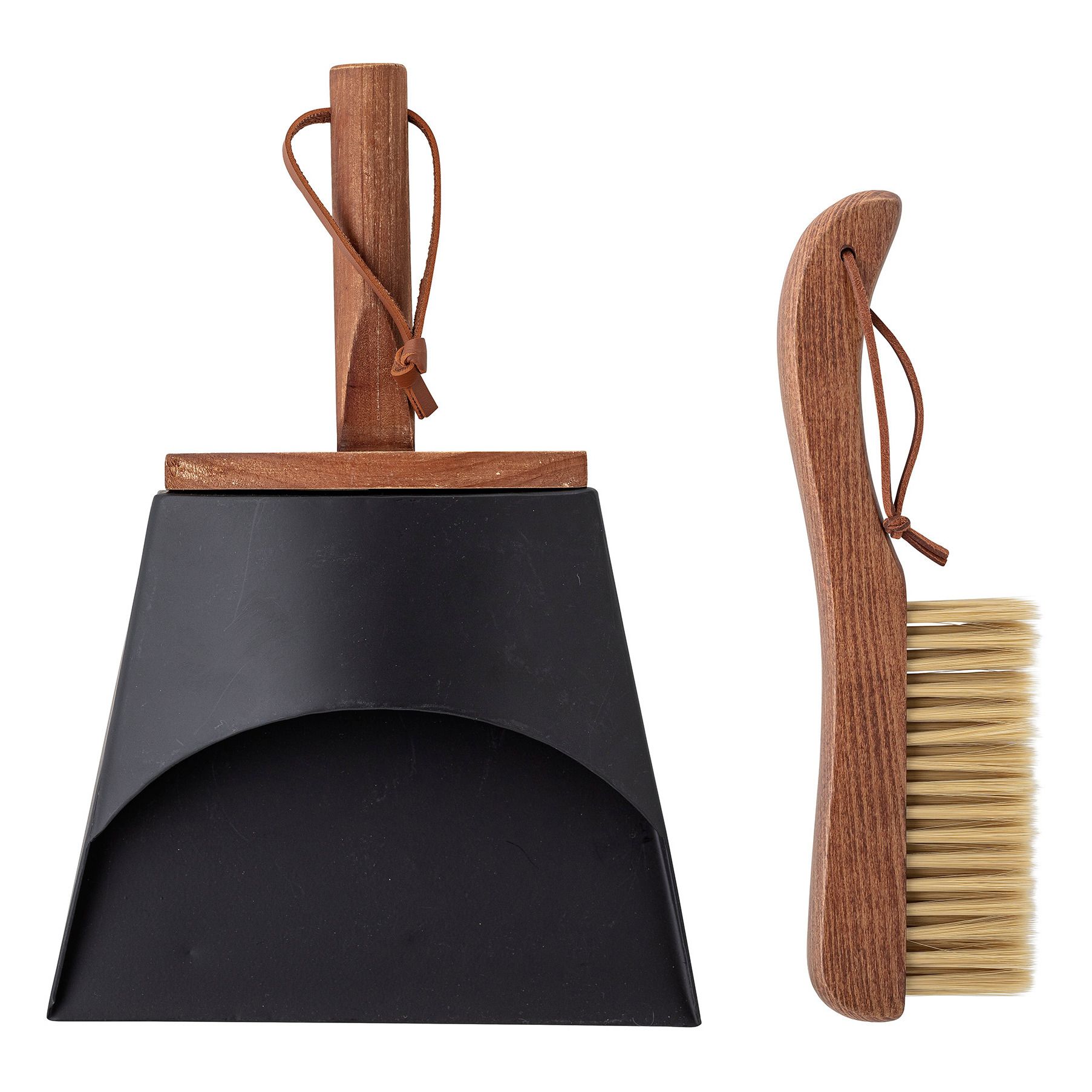 Bloomingville - Pelle et balayette - Marron