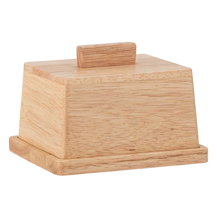 Boîte à beurre en acacia- Image produit n°1