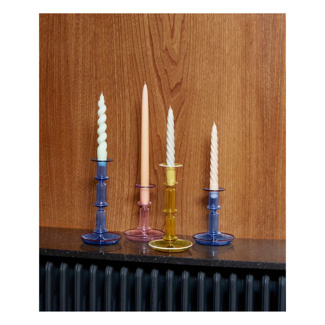 Long Spiral Candle Yellow