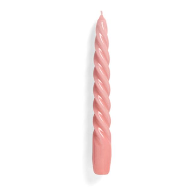 Bougie Twist - Set de 2 | Vieux Rose