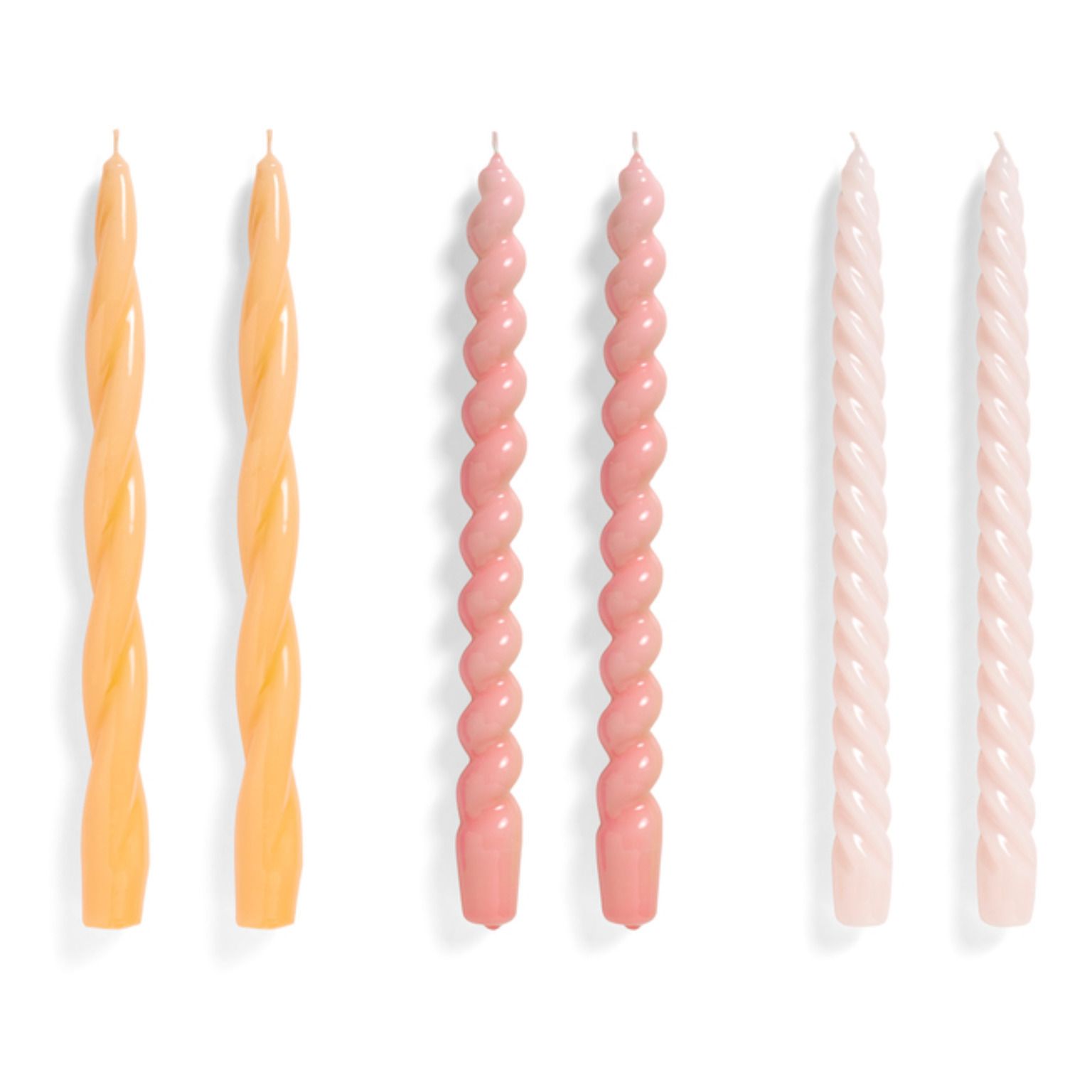 Hay - Longues bougies - Set 6 - Multicolore