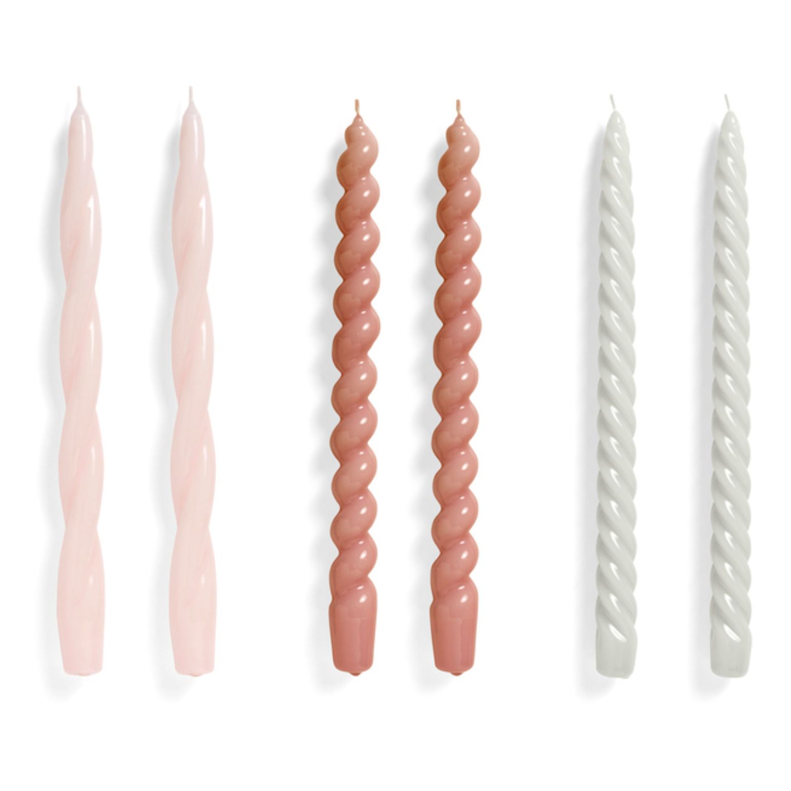 Hay - Longues bougies - Set 6 - Multicolore